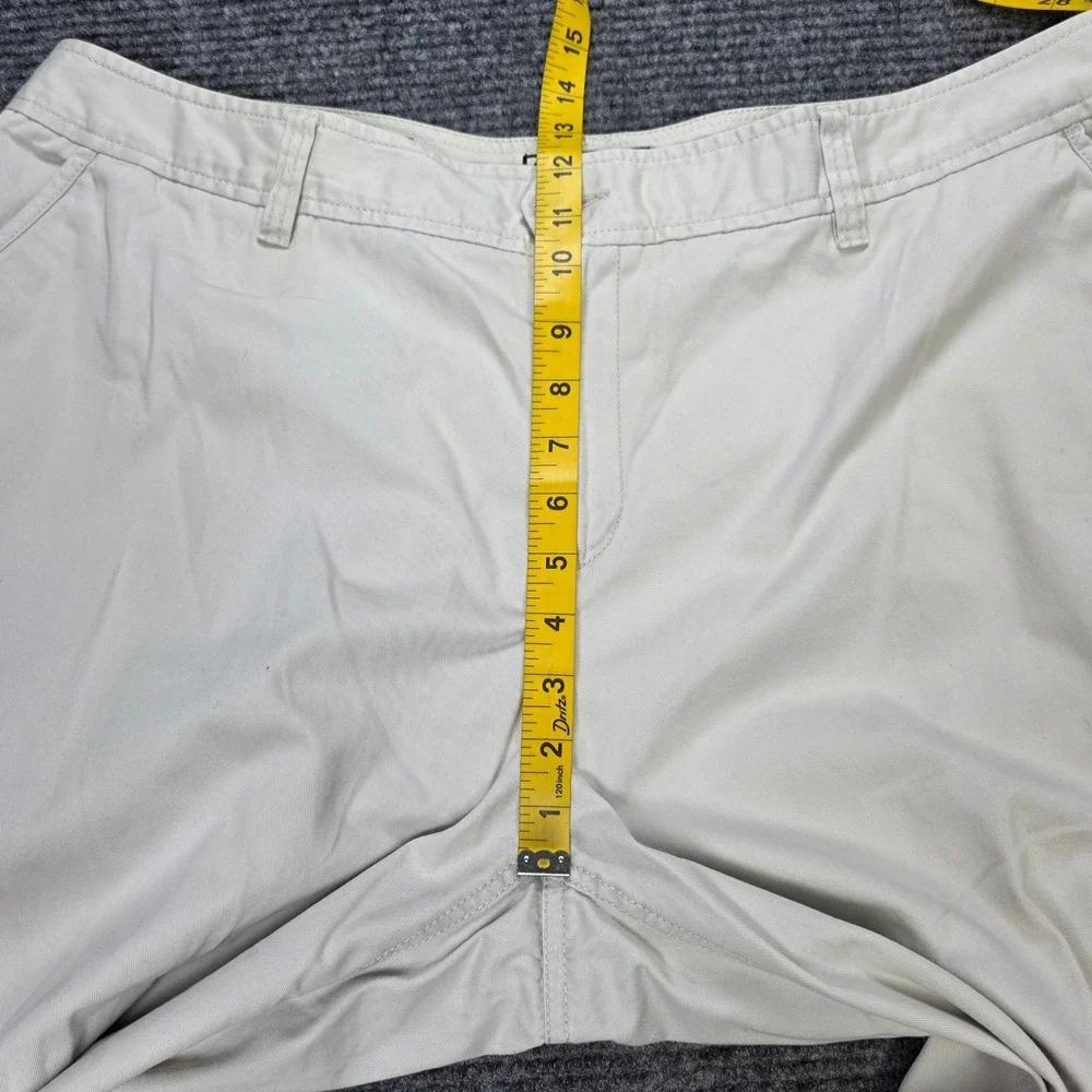 Caribbean Joe Hurricane Twill Cargo Pants Women's Size 18W Khaki Stone Straight